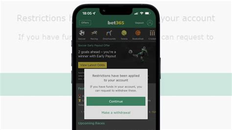 why do i have restrictions on my bet365 account